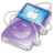 ipod video violet apple Icon